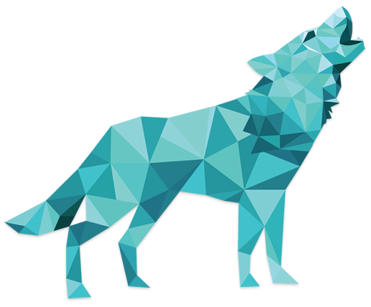 Teal Westwind IT wolf logo, representing Cloud Computing